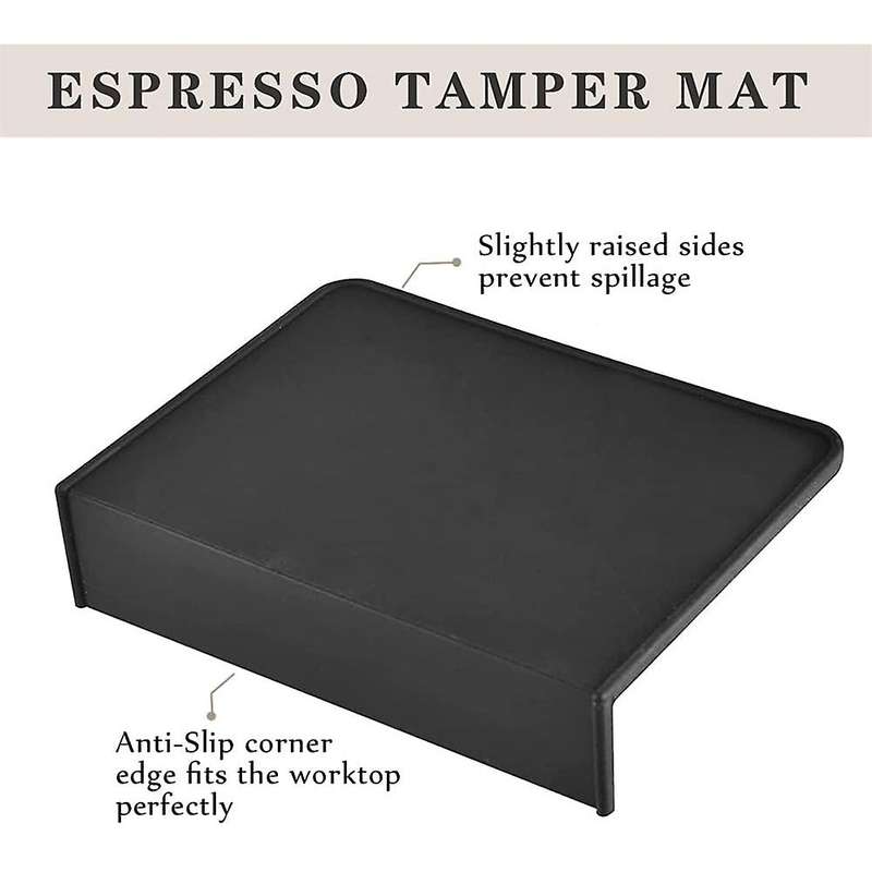 Cafede Kona Coffee Tamper Mat Silicone Tamp Station Espresso
