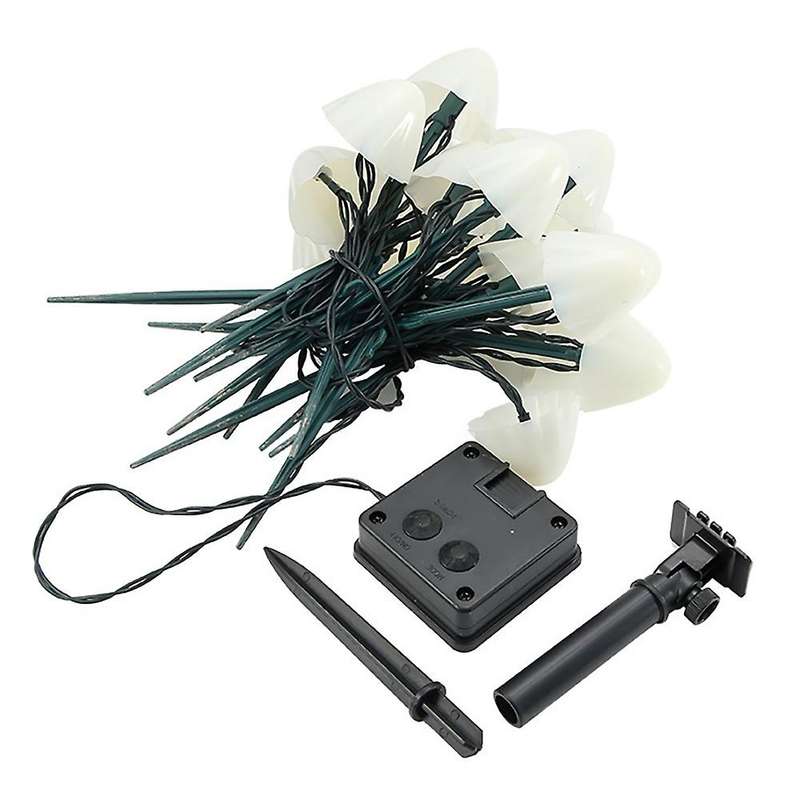 Led Solar String Light Mushroom Lights Outdoor Solar Lights 6.5m