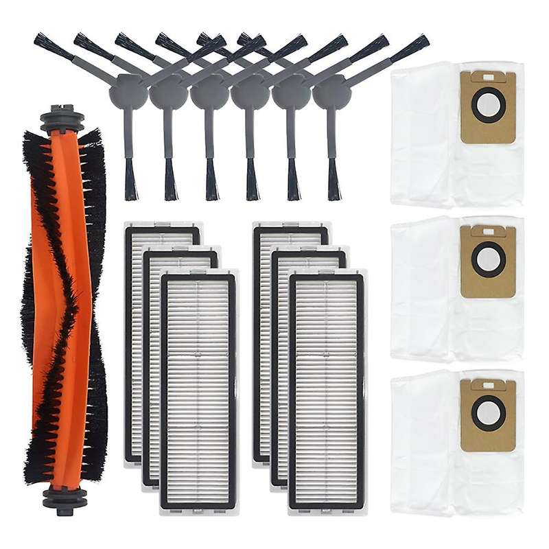16pcs Side Brush Main Brush Hepa Filters Dust Bag Accessories