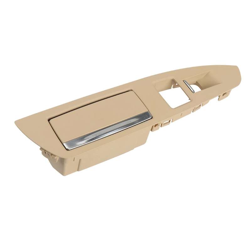 Car Left Rear Door Interior Armrest Ashtray Assembly Beige-yellow