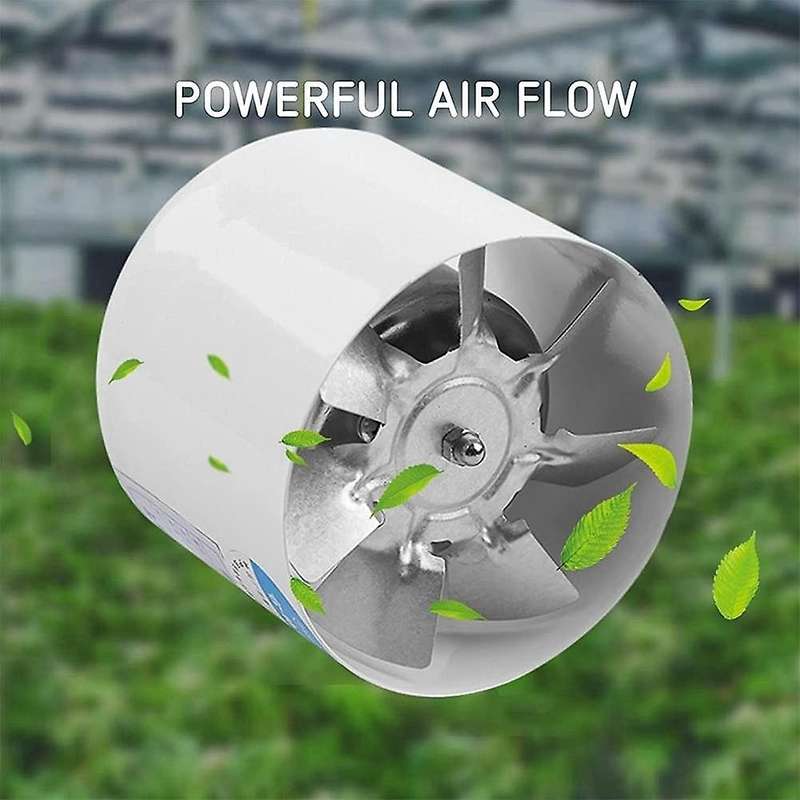 4 Inch Inline Duct Fan Extractor Wall Fan with Aluminum Ducting A