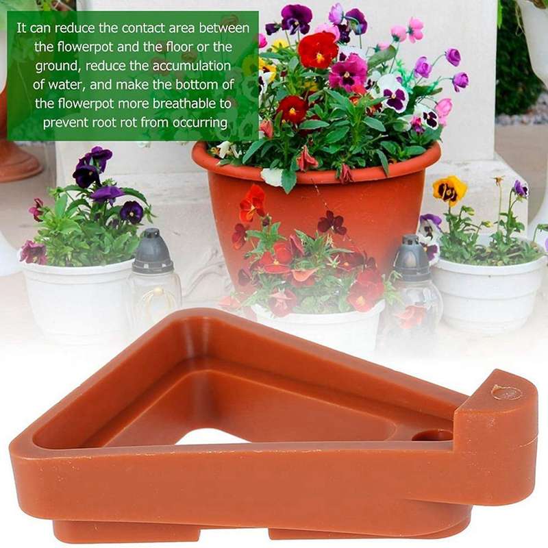 Flower/plant Pot Feet, 48pc Invisible Flower Pot Risers Feet
