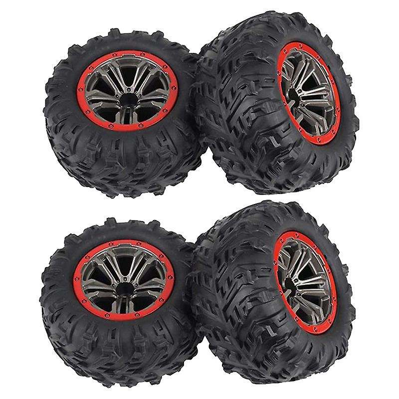 4pcs for 1/10 9125 Rc Trucks Car Tires Wheels 25-zj02 for Hosim High