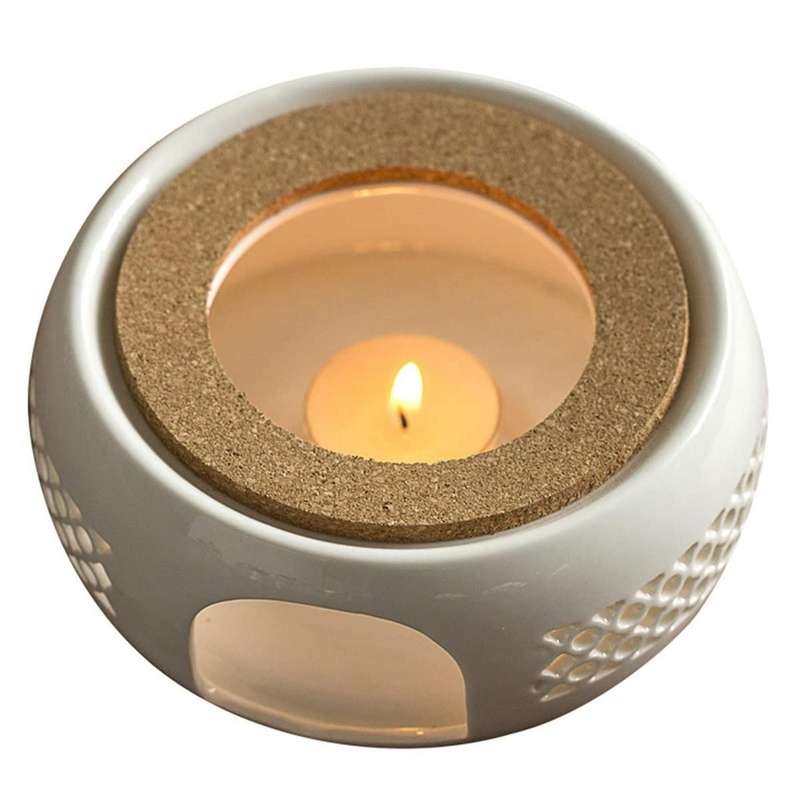 Teapot Warmer with Cork Cushion Tea Warmer Base for Tea and Milk Etc