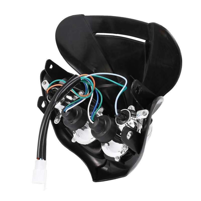 Motorcycles Fairing Head Light Lamp Motorcycle Dual Headlight