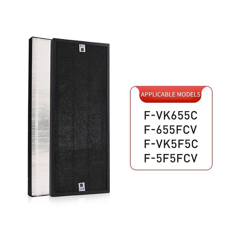 Hepa Filter for Panasonic Air Purifier F-vk655c F-655fcv Filter