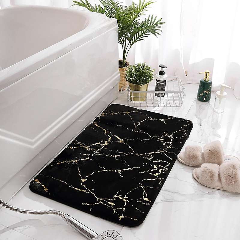 Modern Bath Mat Rug Anti Slip Washable Living Room Mat Rectangle A