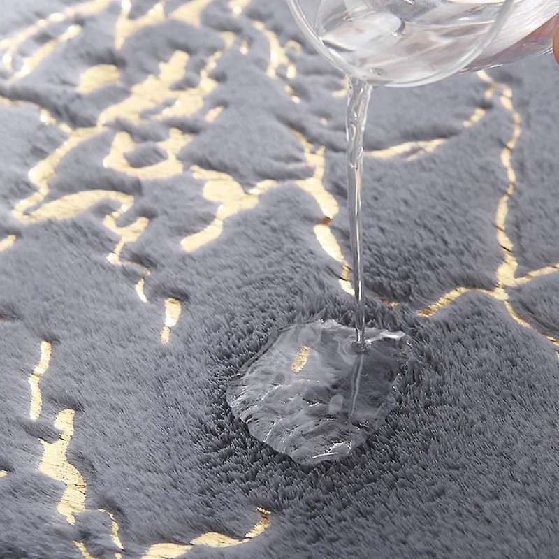 Modern Bath Mat Rug Anti Slip Washable Living Room Mat Rectangle C