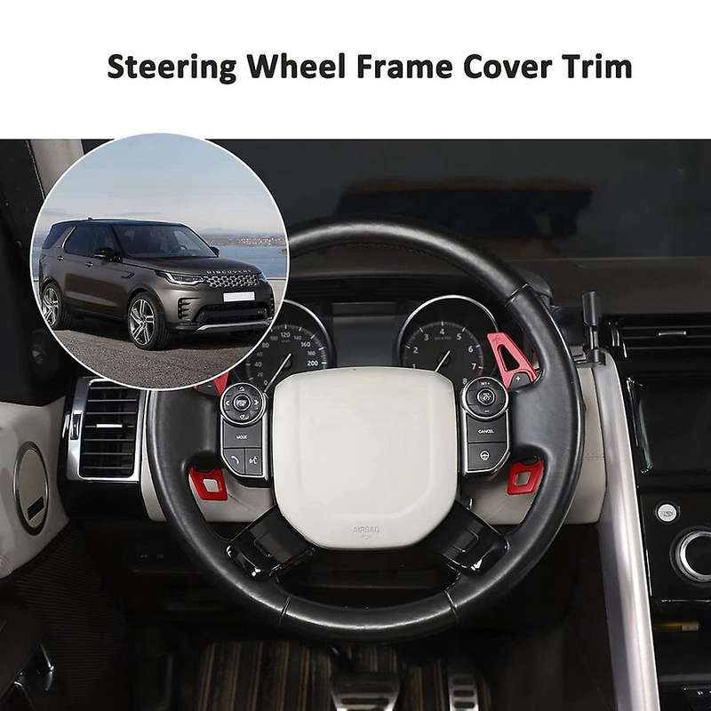 Car Steering Wheel Cover Trim for Discovery 5 Lr5 2017+ Vogue 2013+