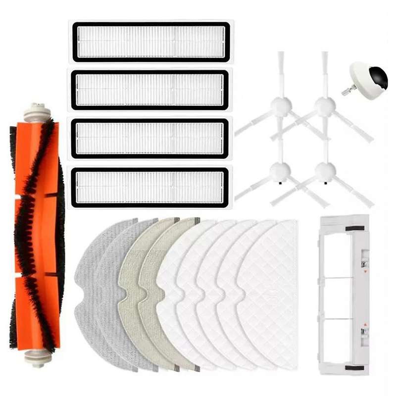 20pcs for Dreame D9 Vacuum Cleaner Main Side Brush Mops Cloths