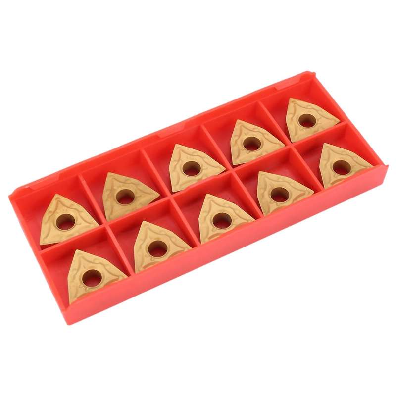 Set Of Lathe Turning Tool Holder Mwlnr2020k08 + 10 Carbide Inserts