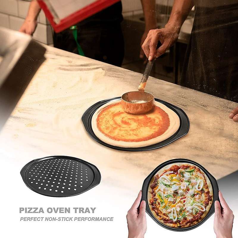 Pizza Trays for Oven, Non Stick Perforated Pizza Tray, for Kitchen