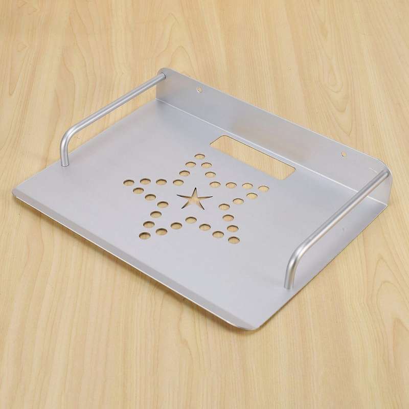 Boxes Space Aluminum Wall Mount Storage Shelf Bracket Holder Stand