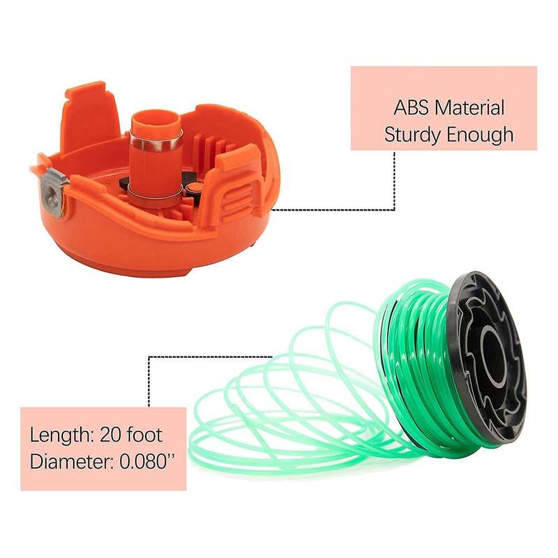 Replacement Spool for Black Trimmer Spool, Auto Feed Trimmer Line