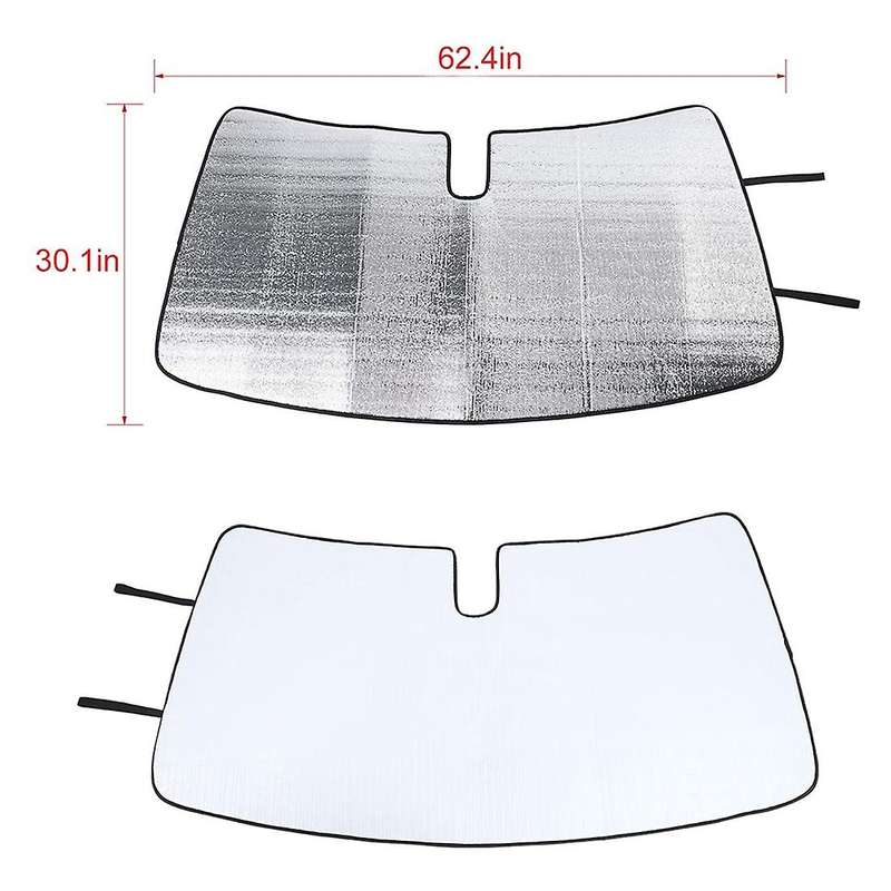 Front Windshield Sunshade Window Protector for Dodge Ram 2010-2015