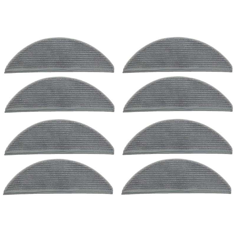 8pcs Washable Mop Cloth for Xiaomi Mijia Lydsto R1 Robot Mop
