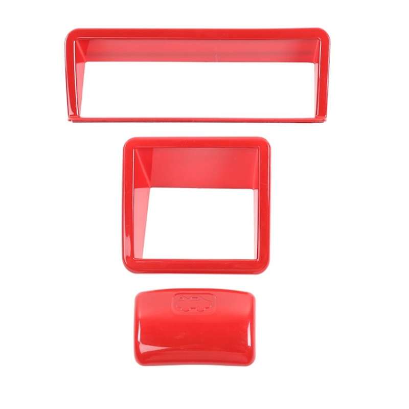 For Jimny 19-22 Car Mirror Adjustment Switch Stickers, Red