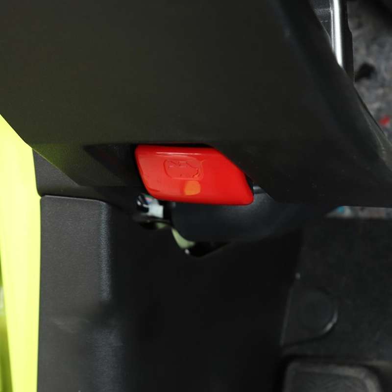 For Jimny 19-22 Car Mirror Adjustment Switch Stickers, Red