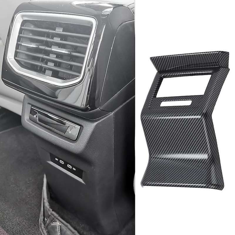 Carbon Fiber Car Rear Air Vent Panel Cover Trim for Id.4x Id4x 2022