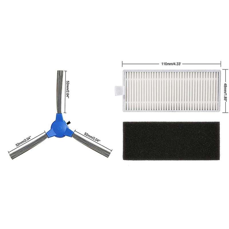 Replacement Roller Brush Side Brushes Filters for Eufy Robovac 11s 30