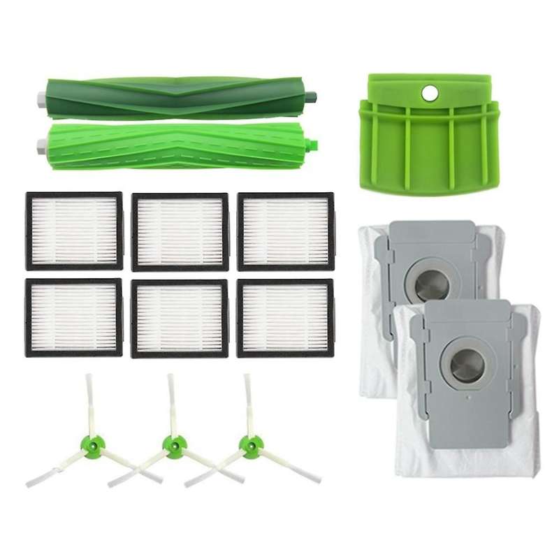 Roller Brush Filter Dust Bags Baffle for Irobot Series I7 I7+ E5 E6
