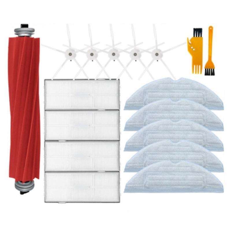 Mop Rag Hepa Filter Roller Side Brush Vacuum Cleaner Parts,b