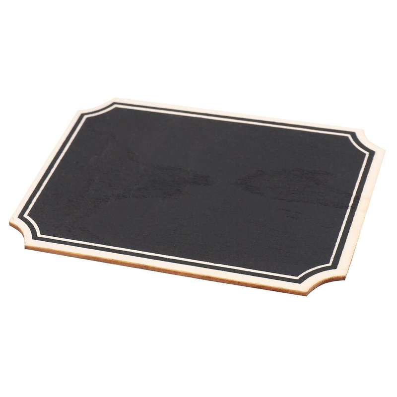 60 Pack Mini Chalkboards with Support Easels Stand, Wood Blackboard