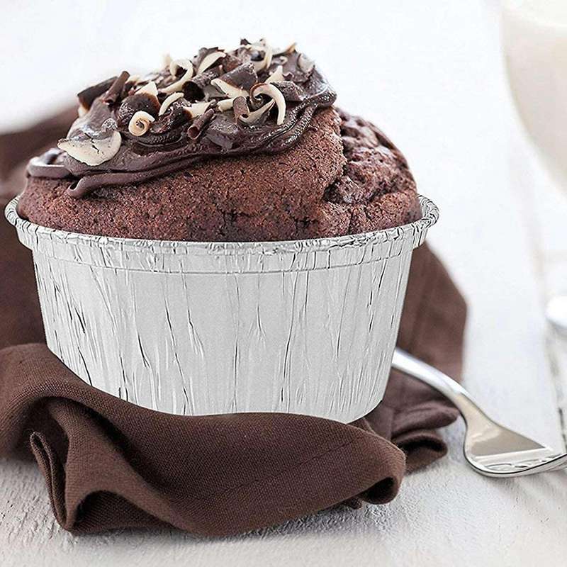 Aluminum Foil Ramekin Paper Cup 300 Pack Disposable Foil Baking Cup