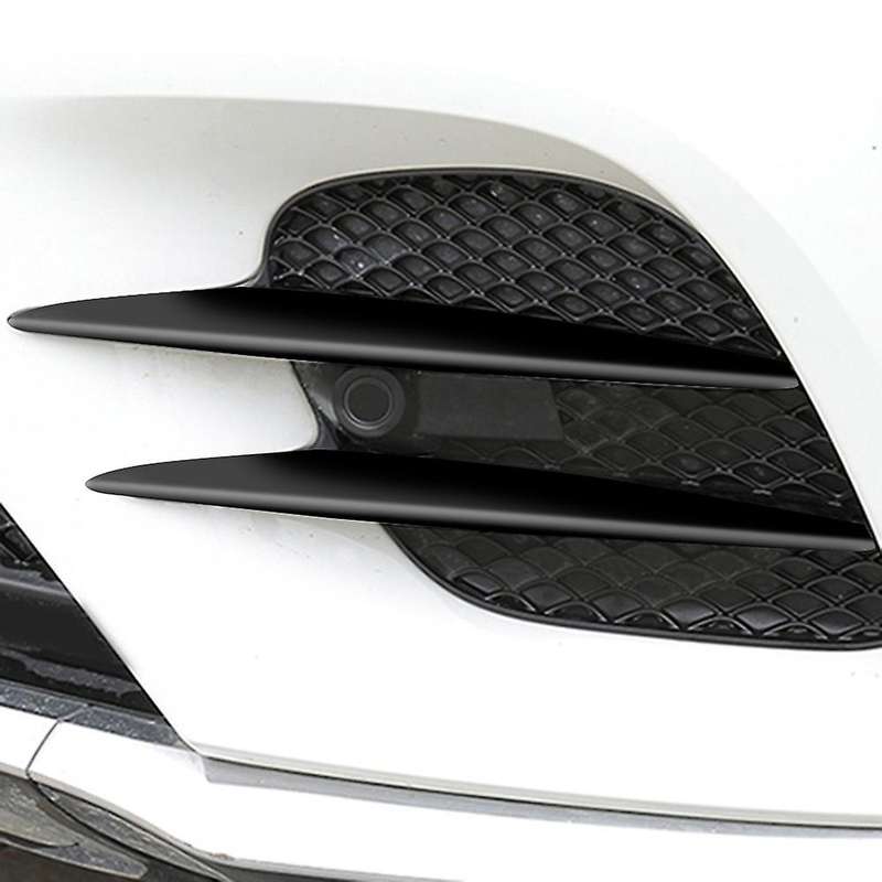 Bumper Splitter Spoiler Canards Cover for Mercedes-benz Black