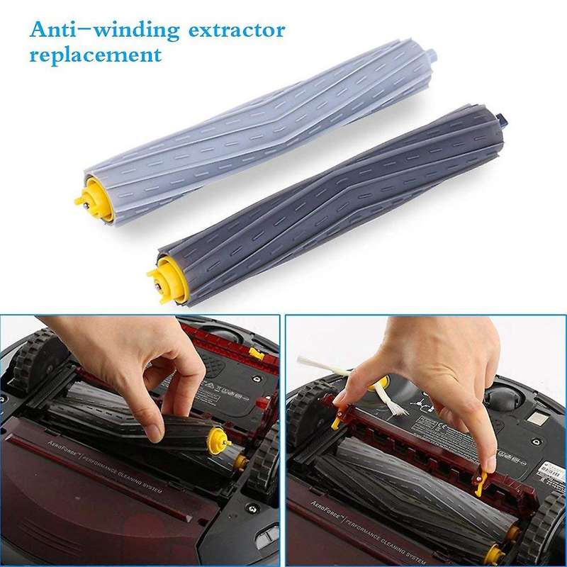 1set Roller Brushes + Hepa Filters Kit for Irobot Roomba