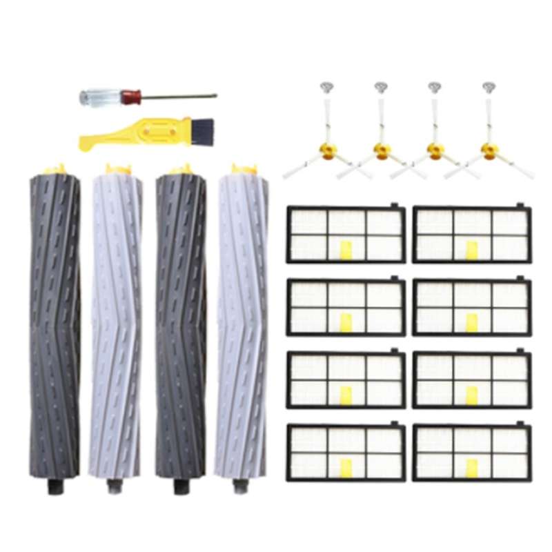 1set Roller Brushes + Hepa Filters Kit for Irobot Roomba