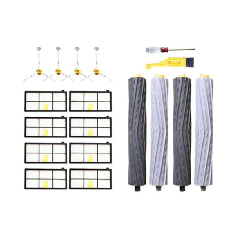 1set Roller Brushes + Hepa Filters Kit for Irobot Roomba