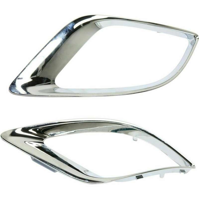 1 Pair Left Right Fog Light Grille Cover 5113744ab for Dodge Durango