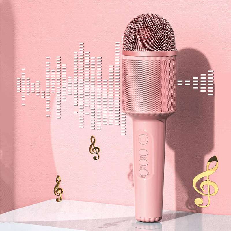 Wireless Noise Reduction Microphone Built-in Sound Card (green)