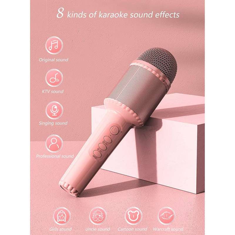 Wireless Noise Reduction Microphone Built-in Sound Card (green)