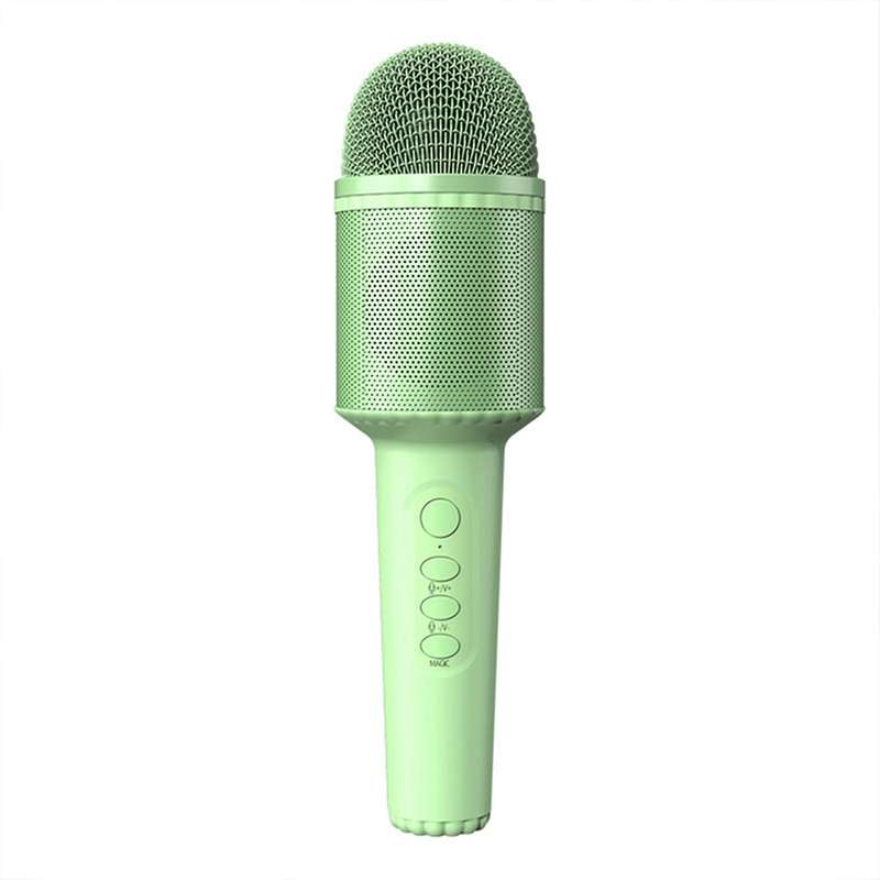 Wireless Noise Reduction Microphone Built-in Sound Card (green)