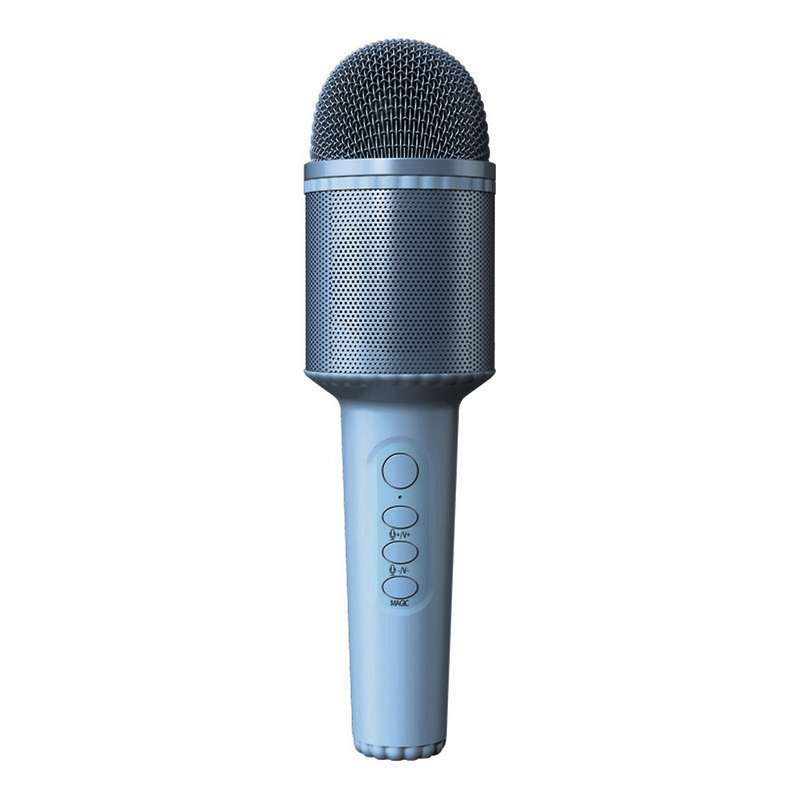 Wireless Noise Reduction Microphone Built-in Sound Card (blue)