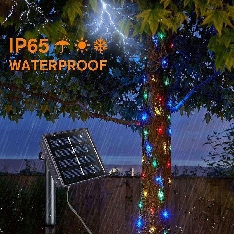Solar String Lights for Home Garden Party Christmas Decoration, Color