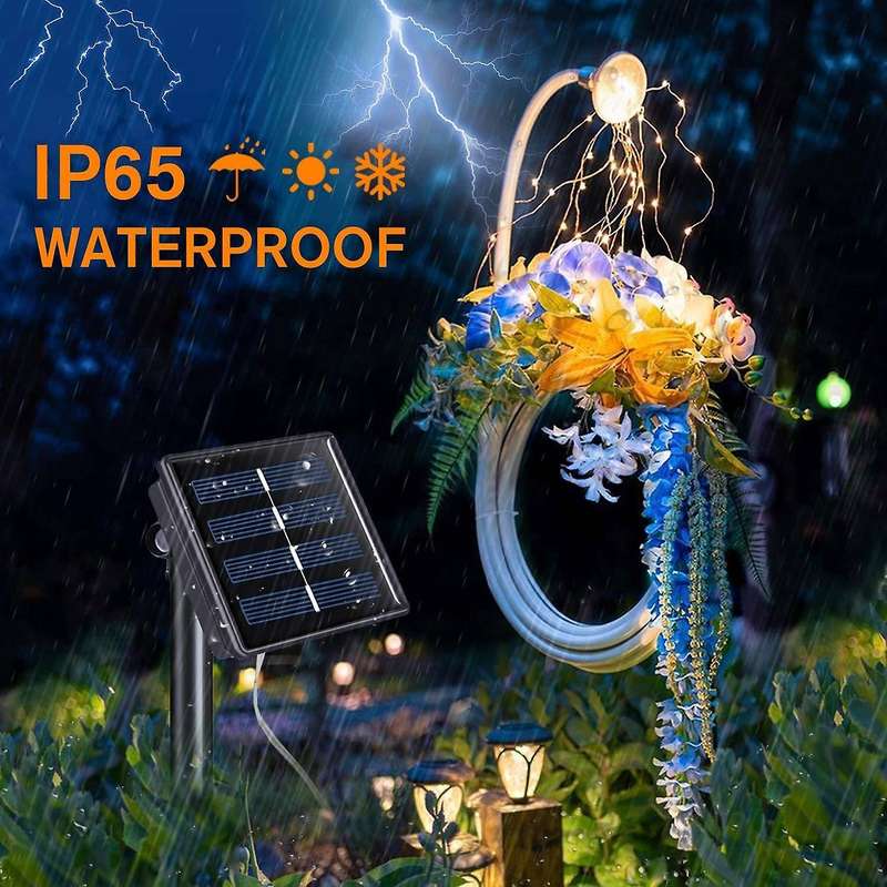 Solar String Lights for Home Garden Party Christmas Decoration, White