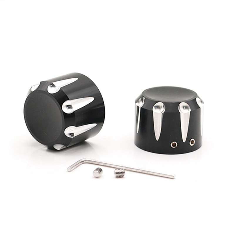 Front Axle Cap Nut Cover for Electra Glide Sportster Dyna