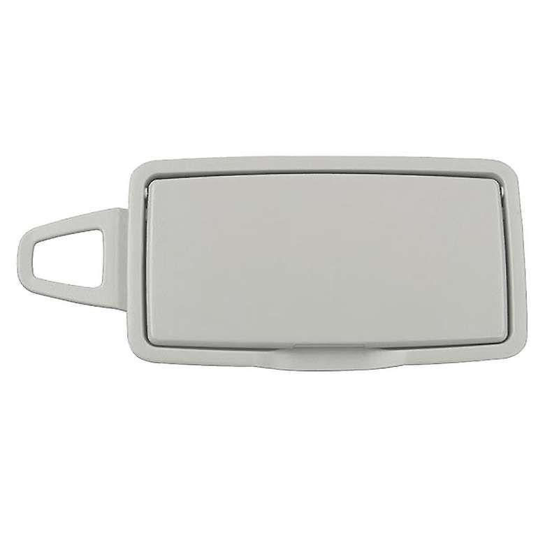 Car Front Right Sun Shade Visor Makeup Cosmetic Mirror Cover Grey