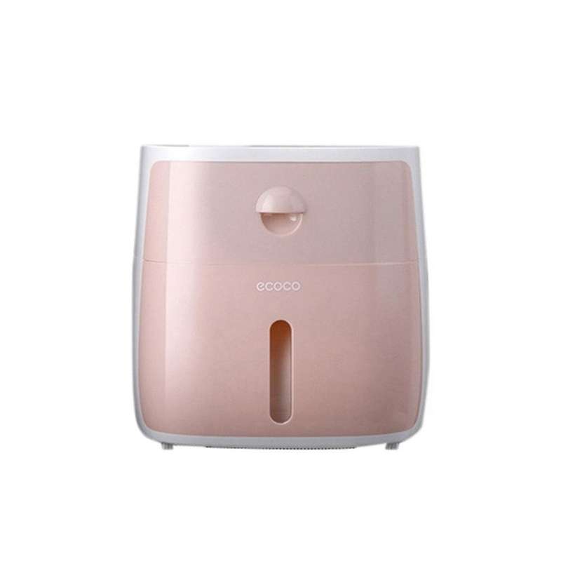 Ecoco Toilet Roll Tray Toilet Paper Holder Storage Box for Bathroom-d