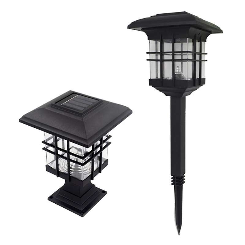 Post Column Lamp Waterproof Landscape Garden Solar Light,white Light