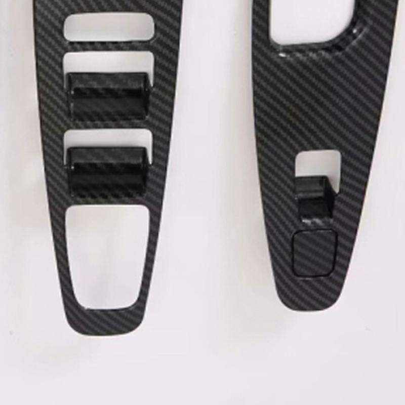 Window Lift Switch Button Cover Trims Door Armrest Panel Frame