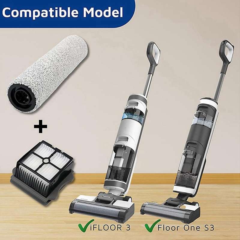 Roller Brush Hepa Filter for Tineco S3 Ifloor S3 Cordless Wet Dry