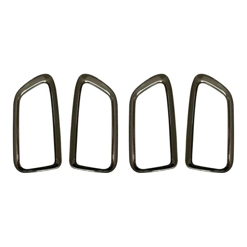 Car Abs Interior Door Handle Bowl Covers for Toyota Corolla Black