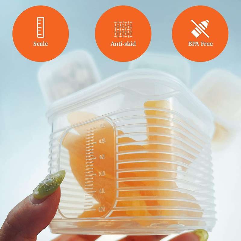 Food Storage Set with Lids - for Pantry Organization and Storage