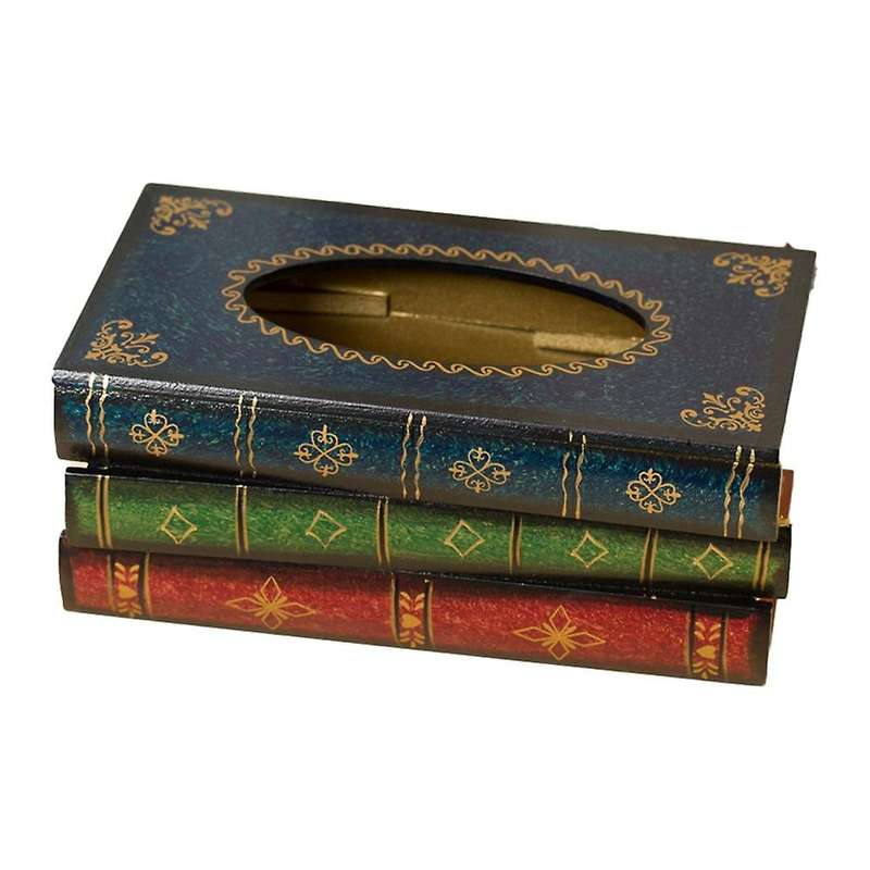Retro Style Tissue Box Rectangle Napkin Paper Holder Storage Box A