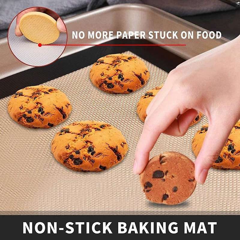 Silicone Mats Set Of 5, Liners & Silicone Brush for Macaron,pastry