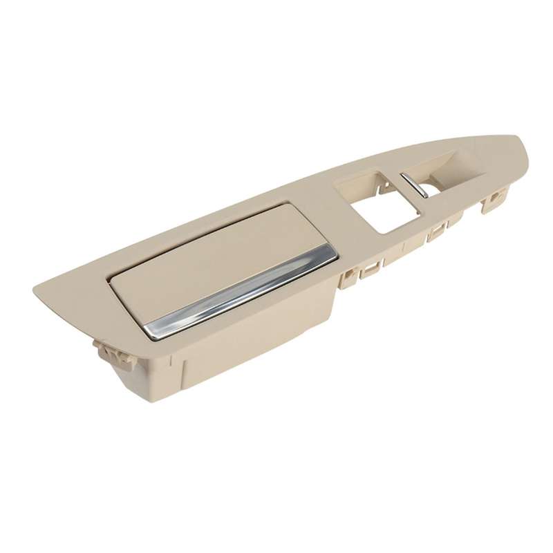 Car Left Rear Door Interior Armrest Ashtray Assembly Beige-white